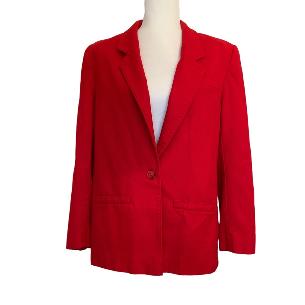 Pendelton | 100% Pure Virgin Wool 70’s Red Blazer Jacket